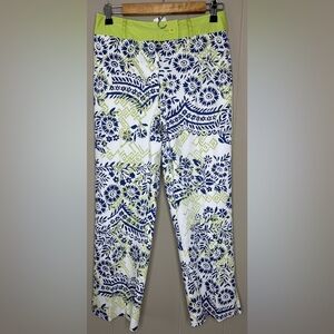 Sara Jane Anthropologie Crop Cotton Blend Blend Summer Pants Womens Size 4